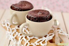 Рецепт вкусного шоколадного кекса в микроволновке за пять минут