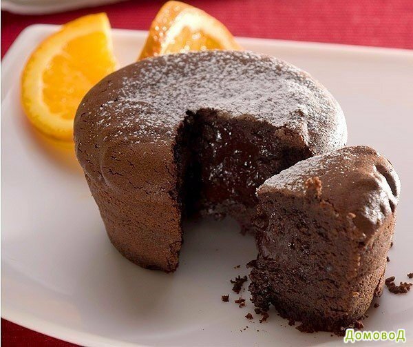 Рецепт шоколадных кексов с жидкой начинкой не оставит вас равнодушными! 